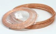 Click to enlarge - Imperial and metric soft copper tubing is stocked in 10 metre or 30 metre coils. This tubing is fully annealed allowing very tight bends to be formed and the ends to be easily flared.