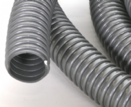 Click to enlarge - Smooth bore light weight PVC hose offering superb flexibility and handling, reinforced with a spiral helix. Used for low pressure water transport, air ducting and transfer of light slurries.