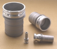 Click to enlarge - Part ‘E’ ‘Camlock’ type coupling. Male Cam to hose tail.