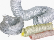 Click to enlarge - Lightweight ducting hose used mainly as a flexible connection between grilles, diffusers, fans etc.

Very flexible and lightweight.