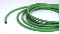Click to enlarge - Polyester reinforced polyurethane hose with a nylon liner and polyurethane cover. Strong and durable yet light in weight and flexible. Four layer high integrity co-extruded construction. Paint and solvent resistant. This hose is non-conductive.