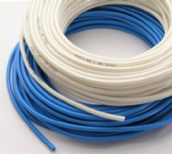 Click to enlarge - Extruded from highly flexible polyurethane compound. This tube has been specifically designed for use with push fit couplings and is used for pneumatic lines.