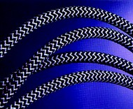 Click to enlarge - PTFE hose made specially for use with steam irons. Terylene braided cover.