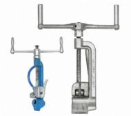 Click to enlarge - These tools are designed to be used with banding strap and buckles. With an adaptor, they can also be used with pre-formed clamps. Robustly made, these tools will give a long and reliable service life. The tools are available in the standard model and also the Giant version.

Standard tool is shown in blue colour