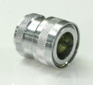 Click to enlarge - Hose coupling with female BSP thread, rubber washer seal.