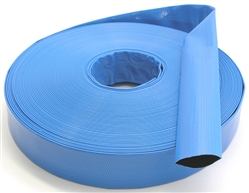 Click to enlarge - Heavy duty blue layflat delivery hose used for pumping of water and slurries. Has a slightly higher working pressure than 9610.